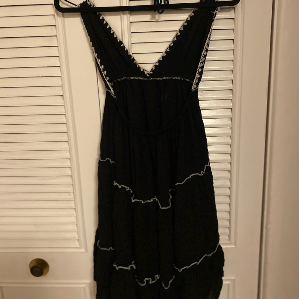 Black beach dress